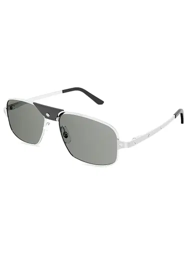 Cartier Men's Santos 60MM Rectangular Sunglasses | Thumbnail 1 Cartier Men's Santos 60MM Rectangular Sunglasses | Thumbnail 1