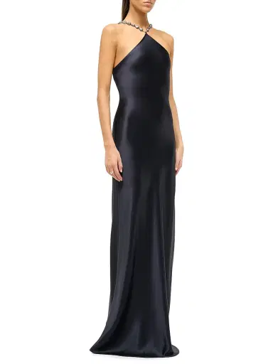 Staud Women's Cadence Satin Maxi Dress | Thumbnail 3 Staud Women's Cadence Satin Maxi Dress | Thumbnail 3