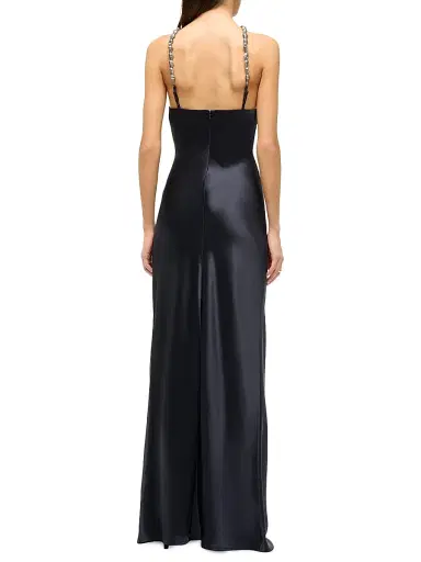 Staud Women's Cadence Satin Maxi Dress | Thumbnail 4 Staud Women's Cadence Satin Maxi Dress | Thumbnail 4