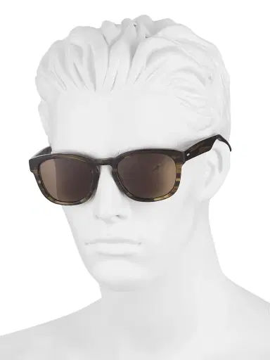 Barton Perreira Men's Nelson 53MM Rectangular Sunglasses - Sulcata Tortoise | Thumbnail 3 Barton Perreira Men's Nelson 53MM Rectangular Sunglasses - Sulcata Tortoise | Thumbnail 3