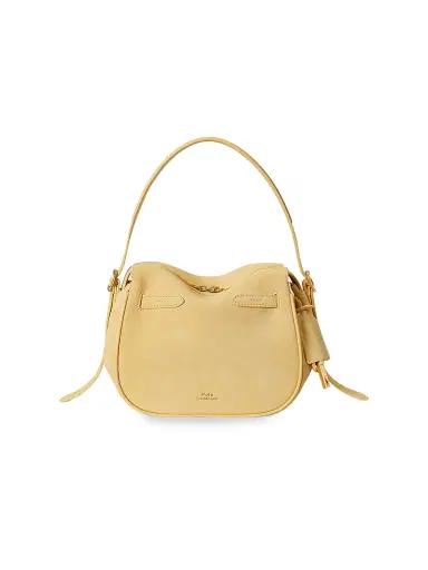 Polo Ralph Lauren Women's Polo ID Mini Suede Satchel | Thumbnail 1 Polo Ralph Lauren Women's Polo ID Mini Suede Satchel | Thumbnail 1