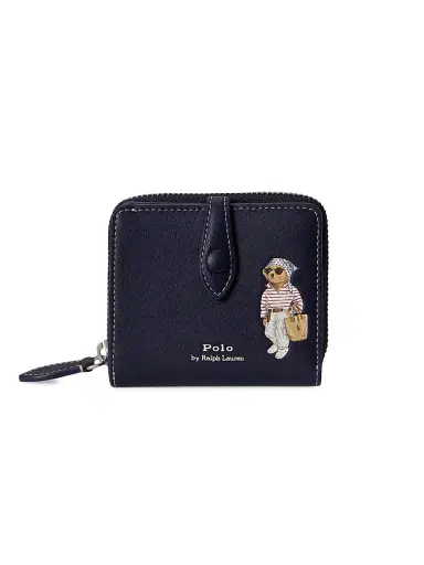 Polo Ralph Lauren Women's Polo Bear Leather Wallet | Thumbnail 1 Polo Ralph Lauren Women's Polo Bear Leather Wallet | Thumbnail 1