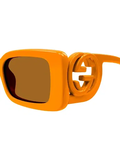 Gucci Women's Chaise Longue 54MM Rectangular Sunglasses - Orange Brown | Thumbnail 5 Gucci Women's Chaise Longue 54MM Rectangular Sunglasses - Orange Brown | Thumbnail 5