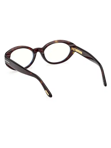 TOM FORD Women's 54MM Oval Optical Eyeglasses - Classic Dark Havana | Thumbnail 4 TOM FORD Women's 54MM Oval Optical Eyeglasses - Classic Dark Havana | Thumbnail 4