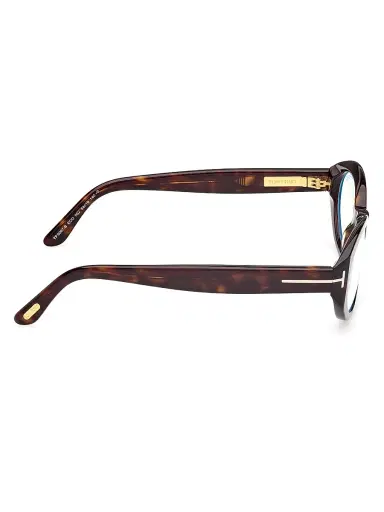 TOM FORD Women's 54MM Oval Optical Eyeglasses - Classic Dark Havana | Thumbnail 7 TOM FORD Women's 54MM Oval Optical Eyeglasses - Classic Dark Havana | Thumbnail 7