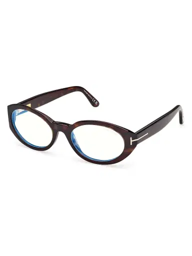 TOM FORD Women's 54MM Oval Optical Eyeglasses - Classic Dark Havana | Thumbnail 1 TOM FORD Women's 54MM Oval Optical Eyeglasses - Classic Dark Havana | Thumbnail 1