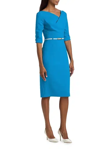 BLACK HALO Women's Jackie O Loft Woven Sheath Dress - Candy Blue | Thumbnail 4 BLACK HALO Women's Jackie O Loft Woven Sheath Dress - Candy Blue | Thumbnail 4