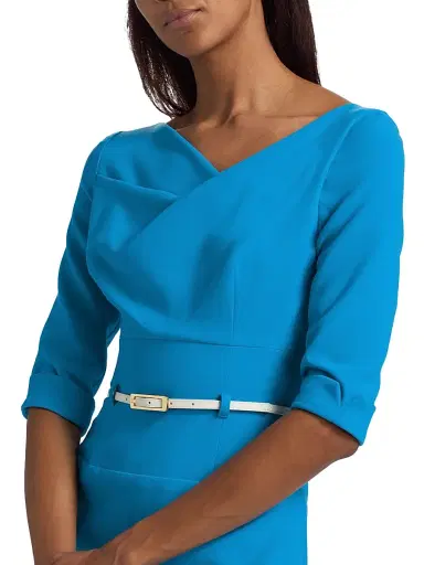 BLACK HALO Women's Jackie O Loft Woven Sheath Dress - Candy Blue | Thumbnail 6 BLACK HALO Women's Jackie O Loft Woven Sheath Dress - Candy Blue | Thumbnail 6
