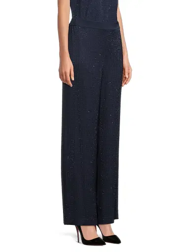 Ungaro Women's Poppi Hotfix Pants - Midnight Blue | Thumbnail 4 Ungaro Women's Poppi Hotfix Pants - Midnight Blue | Thumbnail 4