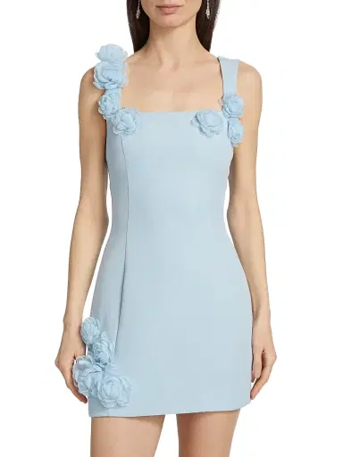 Elliatt Women's Trompe Minidress - Baby Blue | Thumbnail 3 Elliatt Women's Trompe Minidress - Baby Blue | Thumbnail 3