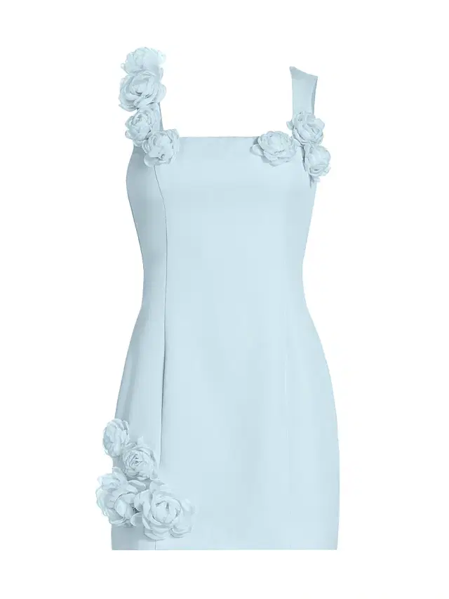 Women's Trompe Minidress - Baby Blue Women's Trompe Minidress - Baby Blue