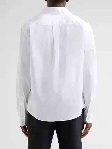 MOSCHINO Men's Cotton Button-Front Long-Sleeve Shirt - White - Size XS | Thumbnail 3 MOSCHINO Men's Cotton Button-Front Long-Sleeve Shirt - White - Size XS | Thumbnail 3