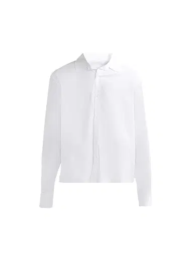 MOSCHINO Men's Cotton Button-Front Long-Sleeve Shirt - White - Size XS | Thumbnail 1 MOSCHINO Men's Cotton Button-Front Long-Sleeve Shirt - White - Size XS | Thumbnail 1