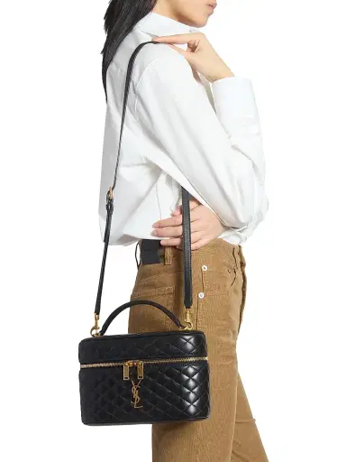 Saint Laurent Women's Gaby Large Vanity Bag in Lambskin | Thumbnail 3 Saint Laurent Women's Gaby Large Vanity Bag in Lambskin | Thumbnail 3