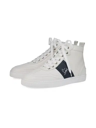 Christian Louboutin Men's Retero High-Top Sneakers - White - Size 13 | Thumbnail 2 Christian Louboutin Men's Retero High-Top Sneakers - White - Size 13 | Thumbnail 2