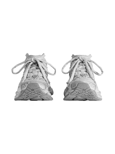 Balenciaga Men's Runner 2.0 Low-Top Sneakers - Grey Silver | Thumbnail 4 Balenciaga Men's Runner 2.0 Low-Top Sneakers - Grey Silver | Thumbnail 4
