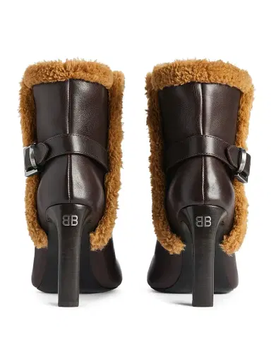 Balenciaga Women's Fargo Booties - Dark Brown | Thumbnail 5 Balenciaga Women's Fargo Booties - Dark Brown | Thumbnail 5