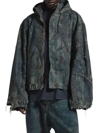 Balenciaga Men's Hooded Workwear Jacket | Thumbnail 5 Balenciaga Men's Hooded Workwear Jacket | Thumbnail 5