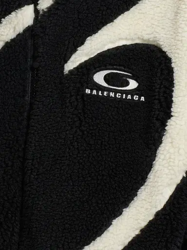 Balenciaga Men's Loop Sports Icon Zip-Up Jacket - Black | Thumbnail 6 Balenciaga Men's Loop Sports Icon Zip-Up Jacket - Black | Thumbnail 6