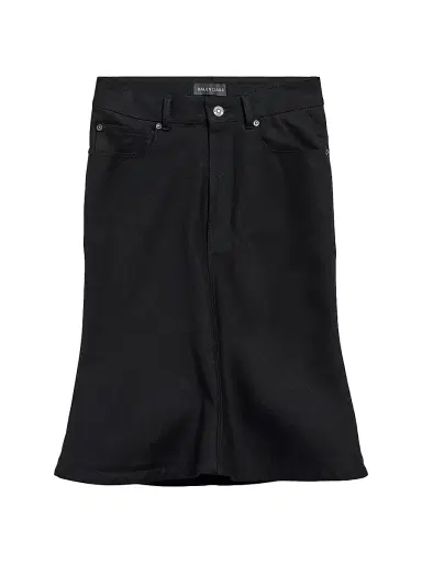 Balenciaga Women's Godet Midi Skirt | Thumbnail 1 Balenciaga Women's Godet Midi Skirt | Thumbnail 1