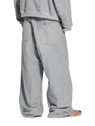 Balenciaga Men's Trompe L'oeil Sweatpants - Heather Grey | Thumbnail 5 Balenciaga Men's Trompe L'oeil Sweatpants - Heather Grey | Thumbnail 5
