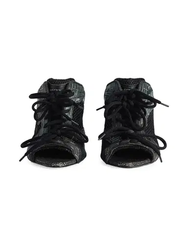 Balenciaga Women's Stapler Sandal Heels - Black | Thumbnail 3 Balenciaga Women's Stapler Sandal Heels - Black | Thumbnail 3