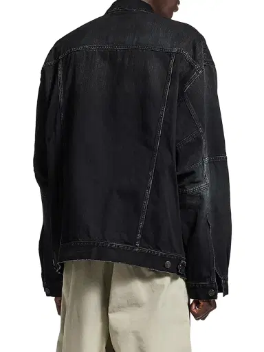 Balenciaga Men's Oversized Jacket - Midnight Blue | Thumbnail 5 Balenciaga Men's Oversized Jacket - Midnight Blue | Thumbnail 5