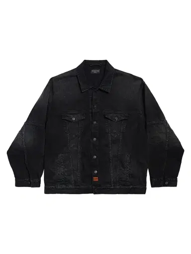 Balenciaga Men's Oversized Jacket - Midnight Blue | Thumbnail 1 Balenciaga Men's Oversized Jacket - Midnight Blue | Thumbnail 1