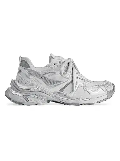Balenciaga Women's Runner Sneakers - Grey Silver | Thumbnail 1 Balenciaga Women's Runner Sneakers - Grey Silver | Thumbnail 1