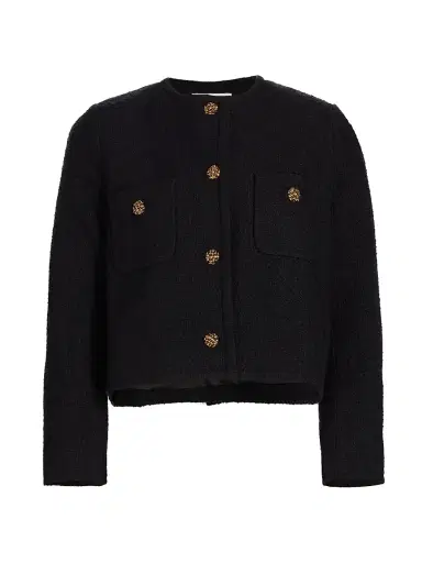Ba&sh Women's Meredith Tweed Cotton-Blend Jacket | Thumbnail 1 Ba&sh Women's Meredith Tweed Cotton-Blend Jacket | Thumbnail 1