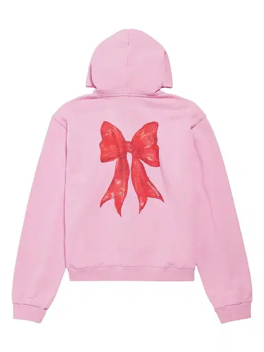 Balenciaga Women's Bow Zip-Up Regular Fit Hoodie - Light Pink | Thumbnail 2 Balenciaga Women's Bow Zip-Up Regular Fit Hoodie - Light Pink | Thumbnail 2