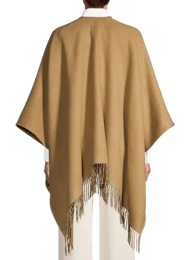 Burberry Women's Reversible Wool Cape - Archive Beige | Thumbnail 5 Burberry Women's Reversible Wool Cape - Archive Beige | Thumbnail 5