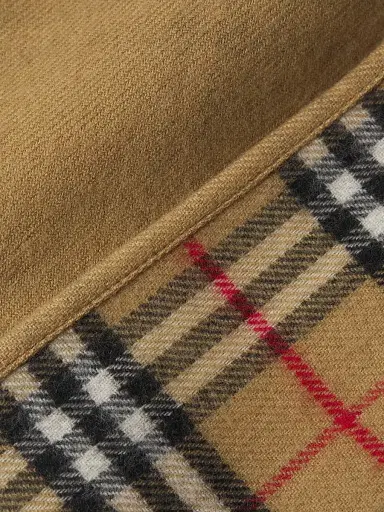 Burberry Women's Reversible Wool Cape - Archive Beige | Thumbnail 6 Burberry Women's Reversible Wool Cape - Archive Beige | Thumbnail 6