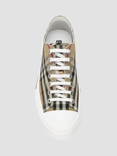 Burberry Men's Jack Check Tennis Sneakers | Thumbnail 5 Burberry Men's Jack Check Tennis Sneakers | Thumbnail 5