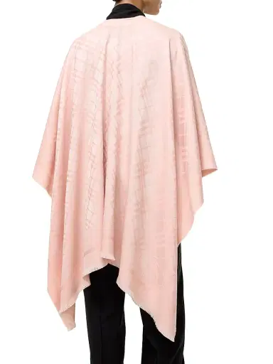 Burberry Women's Signature Check Wool-Cashmere Cape | Thumbnail 2 Burberry Women's Signature Check Wool-Cashmere Cape | Thumbnail 2