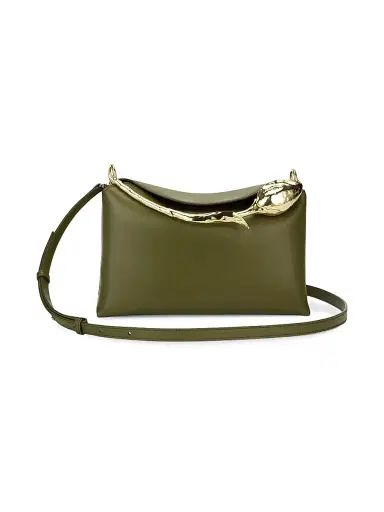 Erdem Women's Bloom Leather Top Handle Bag - Khaki | Thumbnail 7 Erdem Women's Bloom Leather Top Handle Bag - Khaki | Thumbnail 7