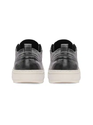 Represent Men's HTN Low-Top Distressed Leather Sneakers - Off Black - Size 7 | Thumbnail 3 Represent Men's HTN Low-Top Distressed Leather Sneakers - Off Black - Size 7 | Thumbnail 3