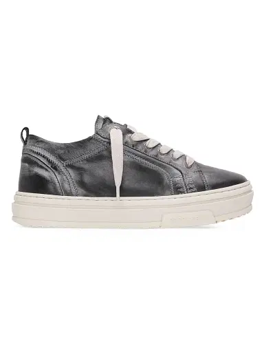 Represent Men's HTN Low-Top Distressed Leather Sneakers - Off Black - Size 7 | Thumbnail 1 Represent Men's HTN Low-Top Distressed Leather Sneakers - Off Black - Size 7 | Thumbnail 1