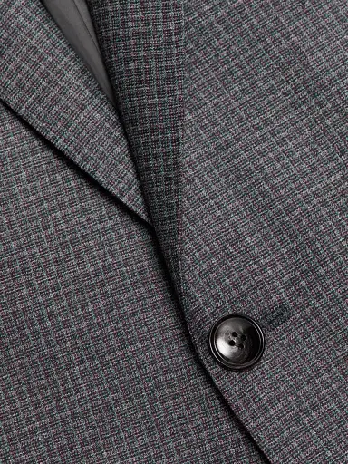 Giorgio Armani Men's Wool-Cashmere Sport Coat - Blue Brown | Thumbnail 7 Giorgio Armani Men's Wool-Cashmere Sport Coat - Blue Brown | Thumbnail 7