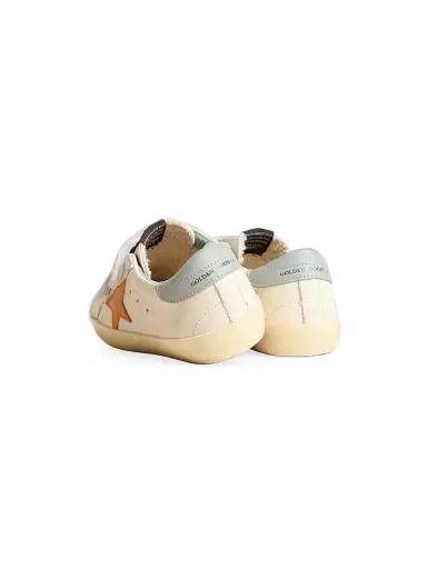 Golden Goose Baby Boy's, Little Boy's & Boy's Old School Leather Sneakers - White Orange Blue - Size 12 (Child) | Thumbnail 3 Golden Goose Baby Boy's, Little Boy's & Boy's Old School Leather Sneakers - White Orange Blue - Size 12 (Child) | Thumbnail 3