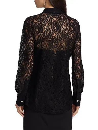 Chiara Boni La Petite Robe Women's Manal Lace Shirt | Thumbnail 5 Chiara Boni La Petite Robe Women's Manal Lace Shirt | Thumbnail 5