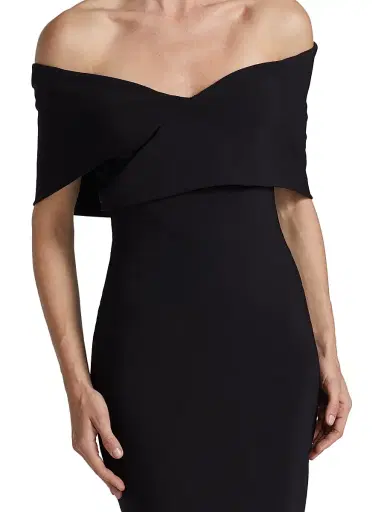 Chiara Boni La Petite Robe Women's Stretch Jersey Fishtail Gown - Black - Size 16 | Thumbnail 6 Chiara Boni La Petite Robe Women's Stretch Jersey Fishtail Gown - Black - Size 16 | Thumbnail 6