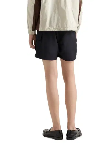 Prada Men's Mohair Wool Shorts - Blue | Thumbnail 4 Prada Men's Mohair Wool Shorts - Blue | Thumbnail 4
