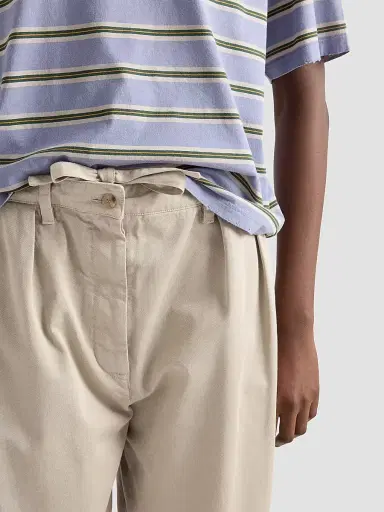 Prada Women's Old Gabardine Pants - Beige Khaki - Size 10 | Thumbnail 5 Prada Women's Old Gabardine Pants - Beige Khaki - Size 10 | Thumbnail 5