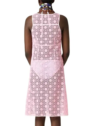 Miu Miu Women's Macrame Dress - Pink | Thumbnail 3 Miu Miu Women's Macrame Dress - Pink | Thumbnail 3