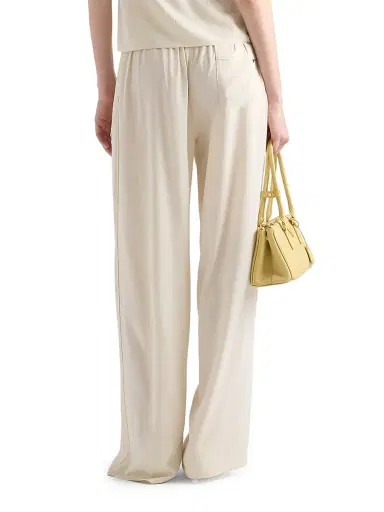 Prada Women's Silk Marocain Pants | Thumbnail 4 Prada Women's Silk Marocain Pants | Thumbnail 4