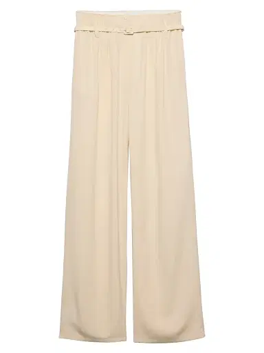 Prada Women's Silk Marocain Pants | Thumbnail 1 Prada Women's Silk Marocain Pants | Thumbnail 1
