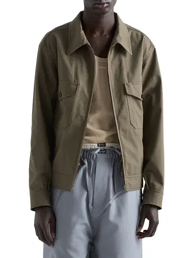 Prada Men's Technical Fabric Jacket - Green - Size 42 | Thumbnail 2 Prada Men's Technical Fabric Jacket - Green - Size 42 | Thumbnail 2