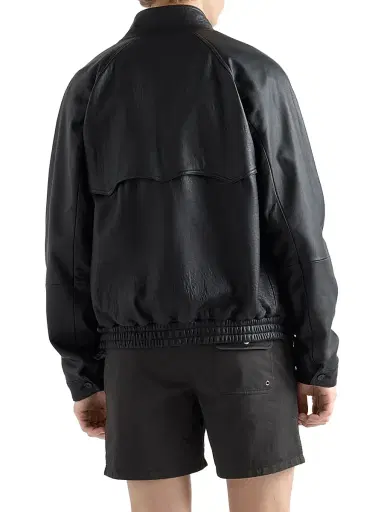 Prada Men's Nappa Leather Jacket - Black - Size 44 | Thumbnail 5 Prada Men's Nappa Leather Jacket - Black - Size 44 | Thumbnail 5