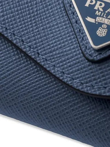 Prada Men's Saffiano Leather Eyeglasses Case - Blue | Thumbnail 3 Prada Men's Saffiano Leather Eyeglasses Case - Blue | Thumbnail 3